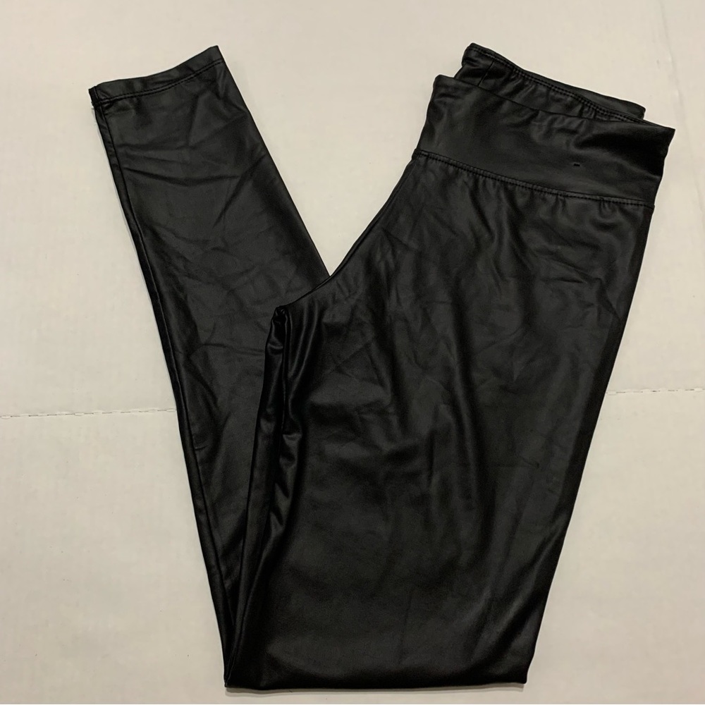 Luxe Faux Lether high rise Legging